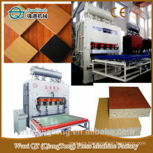 Short cycle hot press: furniture panels/Hydraulic hot press Machine/Melamine paper laminating machine